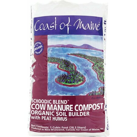 COAST OF MAINE SCHOODIC BLEND COW MANURE COMPOST SC1000